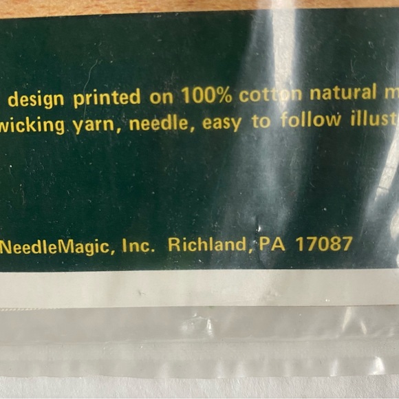 Candlewicking Kits 2 Cornucopia And Rainbow Fits 5 X 7 Frame Needlemagic USA NEW - Picture 10 of 10